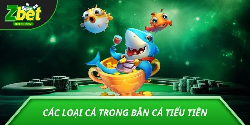 Các loại cá trong bắn cá tiểu tiên